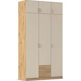 Rauch Wäscheschrank GAMMA 136 x 248 x 57 cm Beige