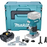 Makita DRT 52 F1J Akku Kantenfräse 18 V 6 mm Brushless + 1x Akku 3,0 Ah + Makpac - ohne Ladegerät