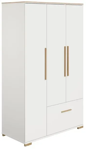 Paidi Kleiderschrank Enie 124 x 56 cm Dekor Off White