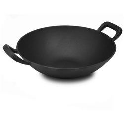 FireRocket Wok Wok Ø 34cm Gusseisen Grill-Wok Cast Iron