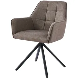 DS4U - Meike Esszimmerstuhl Stoff Braun