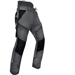 Forst- und Schnittschutzhose "GLADIATOR-EXTREM" Kl. 1 grau - XS - lang - grau