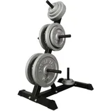 GORILLA SPORTS® Hantelscheibenständer Set 77,5kg Scheibenständer Gewichtständer