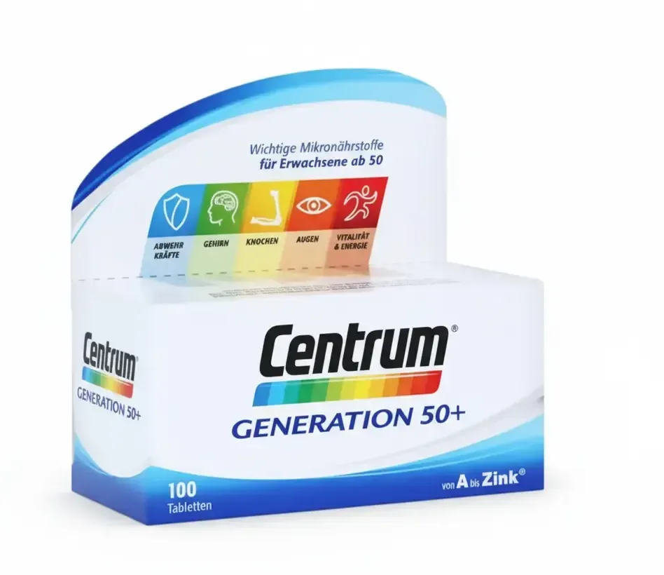 Centrum Generation 50+ A-Zink Tabletten 100 St