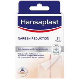 Hansaplast Narben Reduktion Wundpflaster transparent 38 x 68 mm 21 St.