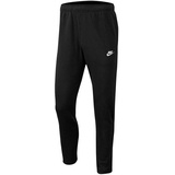 Nike Mens M NSW Club Pant Oh Ft Sweatpants, Black/Black/White, XL