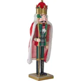 Beliani HALLSJON Nussknacker 50 cm Rot/Grün