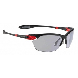 Alpina Twist Three 2.0 VL Outdoorsport-Brille, black matt/red, Scheibe: Varioflex black)
