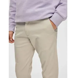 Selected Miles Slim Fit Chinohose Grau 33 32