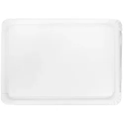 MONOUSO - Pappschale rechteckig weiß 25x34cm (50 Stück)