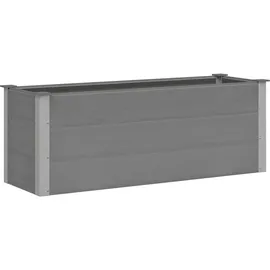 vidaXL Garten-Hochbeet WPC 150 x 50 x 54 cm Grau