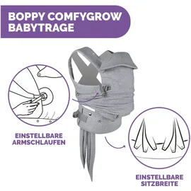 Boppy COMFYGROW BABYTRAGE, LIGHT GREY