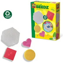 SES Creative Green Beedz Bügelperlen Stiftplatten 4 Stück mehrfarbig