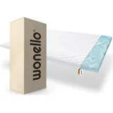wonello RECHARGE GEL Matratzentopper 180x200 cm - hergestellt in Deutschland - idealer Matratzen Topper 180x200cm für Boxspringbetten – Gelschaum
