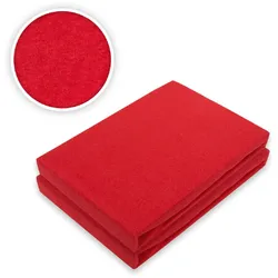 EXKLUSIV HEIMTEXTIL Doppelpack Jersey Spannbettlaken 180 - 200 x 200 cm Rot