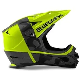 Bluegrass Intox Helm - Yellow Fluo Black Matt