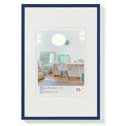 walther + design Lifestyle Kunststoff Bilderrahmen 18x24 cm BLAU