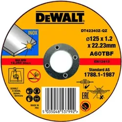 DEWALT Trennscheibe Edelstahl flach 125x1.2 mm DT42340Z-QZ