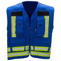 Kennzeichnungsweste, blau - blau