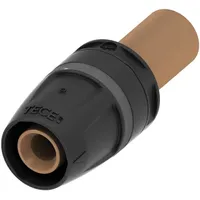 TECE logo-Push Pressübergang Dimension 25x22mm, Rotguss/Siliziumbronze 8730102,