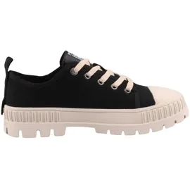 Dockers by Gerli Damen Low-Top Sneaker, Frauen Halbschuhe,schnürer,Plateausohle,straßenschuhe,Strassenschuhe,Sportschuhe,schwarz,40 EU 40 EU