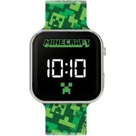 Minecraft Lässige Armbanduhr MIN4273, grün, Modern