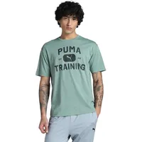 Puma Unisex M Graphics Train Logo Relaxed Tee T-Shirts,