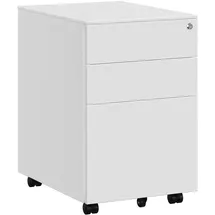 Songmics Rollcontainer 39 cm x 52 cm x 60 cm weiß