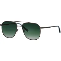 Tom Tailor 675004 Unisex-Sonnenbrille Vollrand Pilot Metall-Gestell, grau