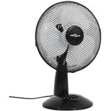 vidaXL Tischventilator 3 Geschwindigkeiten 30 cm 40 W Schwarz