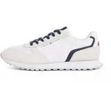 Tommy Hilfiger Herren Runner Sneaker New Eva Mix Flag Schuhe, Weiß (White), 45