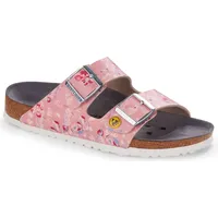 Birkenstock Arizona ESD Birko-Flor flower field rose schmal 42