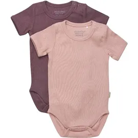MINYMO Kinder Kurzarmbody "Body SS (2-pack)" in Rosa | Gr.: 74