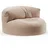 Green Bean Sitzsack Sofa mit Füllmaterial - Lounge im Sitzsack-Design 90x50cm mit ergonomischer Rückenlehne & waschbarem Bezug - Indoor und Outdoor geeignet in Khaki