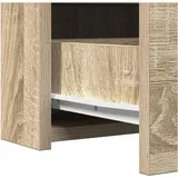 vidaXL Schminktisch Wandmontage Sonoma Eiche 83x40x70 cm