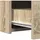 vidaXL Schminktisch Wandmontage Sonoma Eiche 83x40x70 cm