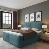 Halmon Schlafkomfort Betten Milano 160 x 200 cm H3 Blau