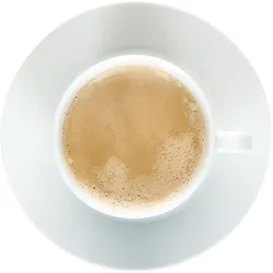 6er Set TOMMY Kaffeetasse mit Untertasse weiß Porzellan