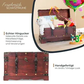 HMF 6400-160 Schatztruhe 60 x 35 x 38 cm 1-tlg. braun