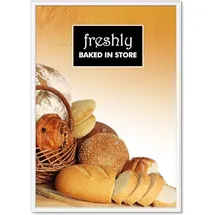 Showdown Displays Klapprahmen 25 mm - 70x100cm - Weiss