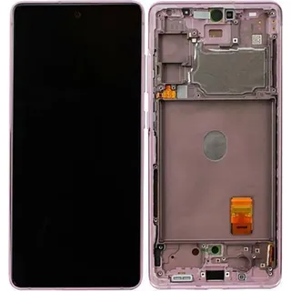 FARO Original Samsung Amoled Display Bildschirm für Samsung Galaxy S20 FE - Cloud lavender GH82-24219C (Galaxy S20 FE), Mobilgerät Ersatzteile, Violett