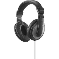 Hama Shell II Over-Ear, langes Kabel (2m), Schwarz