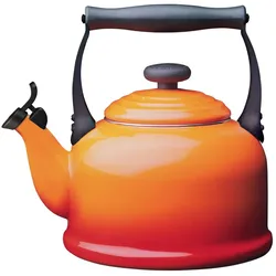 Le Creuset Wasserkessel Tradition ofenrot / orange
