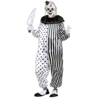 Widmann - Kostüm Killer Pantomime, Overall, Clown, Faschingskostüme, Karneval, Halloween