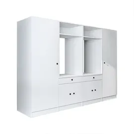 roomartstore.de Schrankwand 254 x 184 x 67 cm Eiche