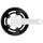 Praxis Road Rings 110buzz Kettenblatt Schwarz 52/36t