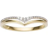 FIRETTI Diamantring »Zweifarbig, ca. 3,5 mm breit«, mit Brillanten Ringe, 47314413-17 goldfarben P2 = erkennbare Einschlüsse,