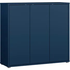 Forte Alice Springs Schuhschrank 109,2 x 99,1 x 34,9 blau
