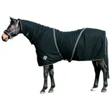 Catago Fleecedecke mit Halsteil - schwarz - 135 cm