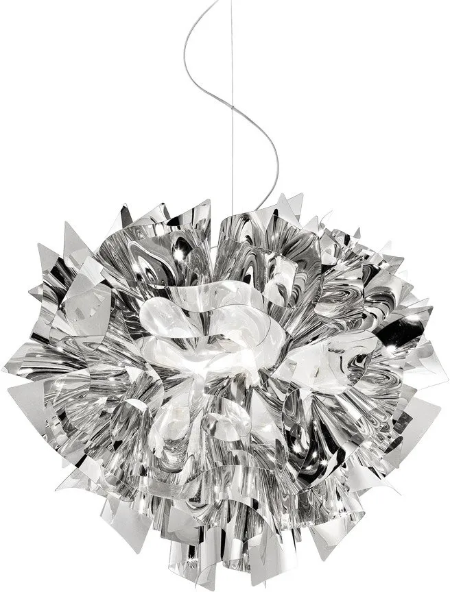 Slamp Veli Pendelleuchte silber | large (Ø 60cm)